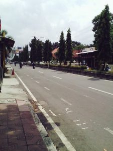 Suasana survei di Jalan affandi